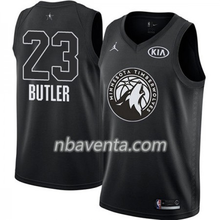 Camiseta Hombre Minnesota Timberwolves Jimmy Butler 23 2018 All Star Jordan Brand Negro Swingman
